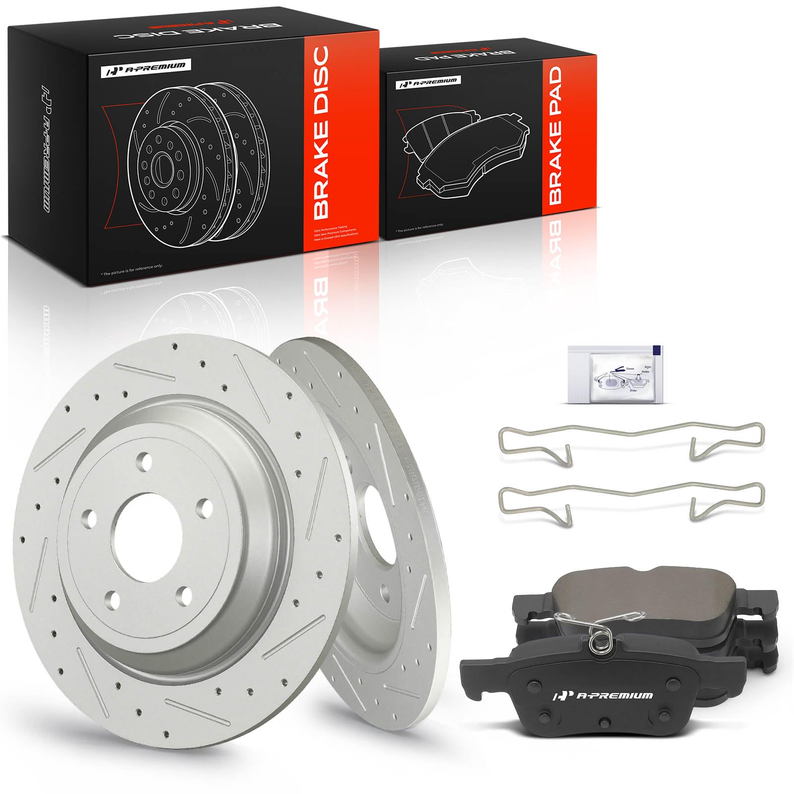 Amazon.com: A-Premium 11.89 inch (302mm) Rear Brake Rotors